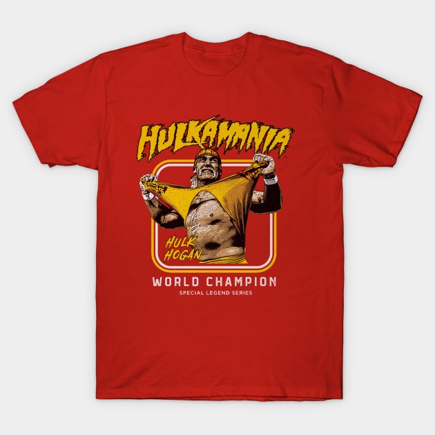 Hulk Hogan Hulkamania Shirt Rip T-Shirt by MunMun_Design